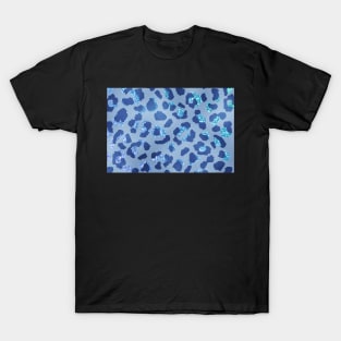 Blue shinny glitter T-Shirt